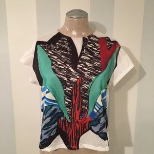 Zara W&B Collection Graphic Shirt